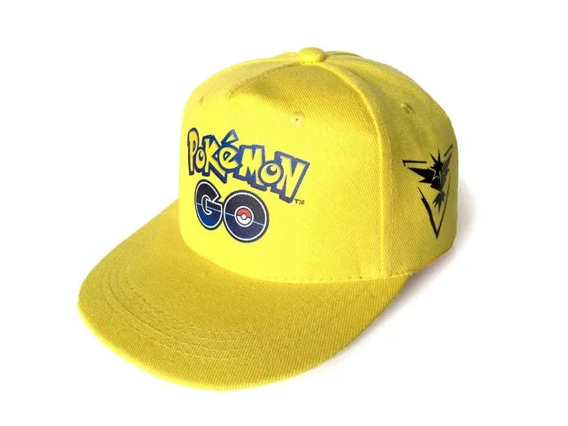 Pokémon Pikachu Baseball Cap – Adjustable Anime Cartoon Snapback Hat for Kids, Women & Men