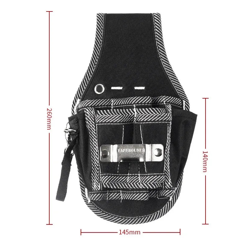 9-in-1 Handyman Tool Waist Belt – 600D Nylon Electrician Pouch & Kit Holder