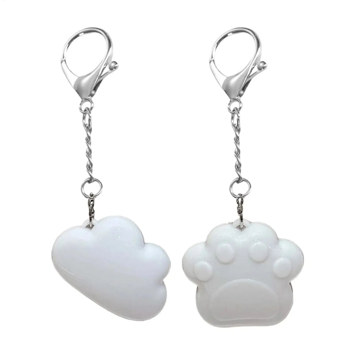 Cute Cat Paw LED Keychain – Touch Cloud Sensor Night Light for Kids Bedroom & Birthday Gift