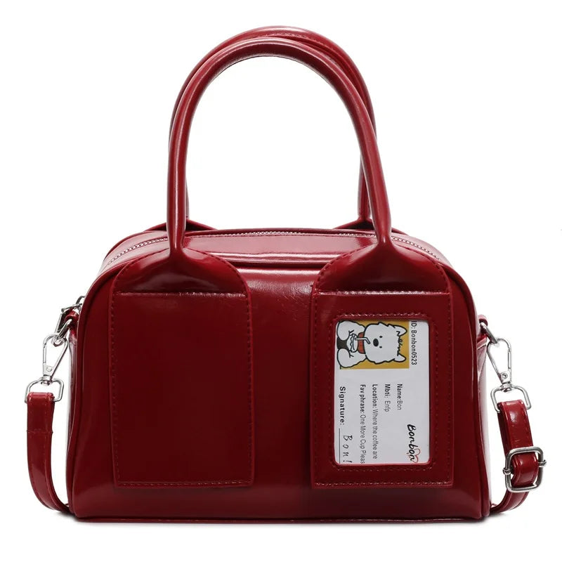 Y2K Transparent Ita Bag – Harajuku Korean Crossbody Shoulder Handbag for Women