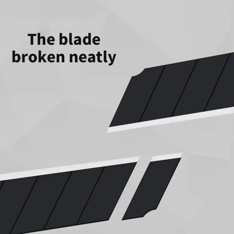 Utility Knife Blades 100mm Carbon Steel Replacement Cutter Pack