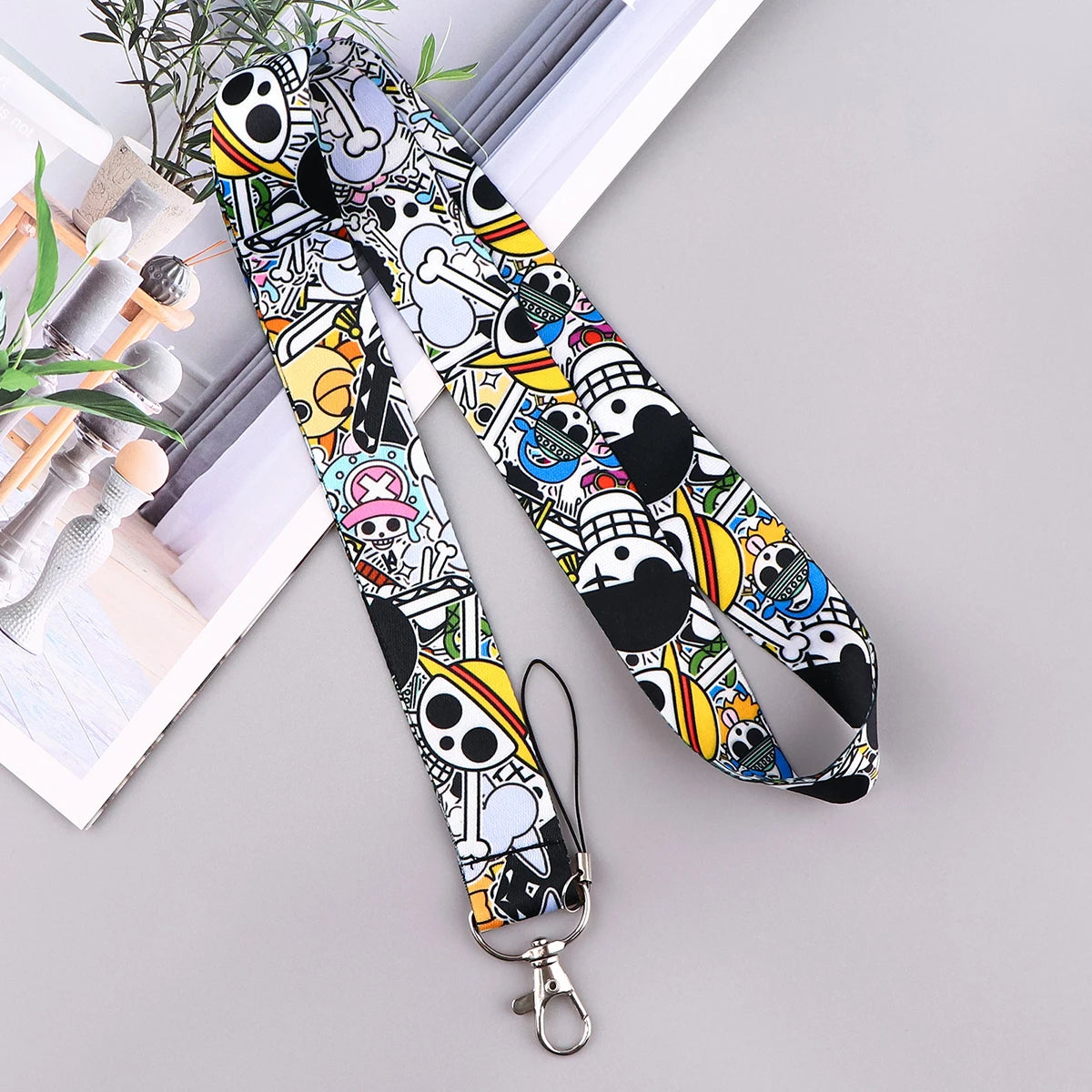 Anime Lanyard Keychain ID Card Holder Neck Strap Badge Rope Fans Gift Cosplay