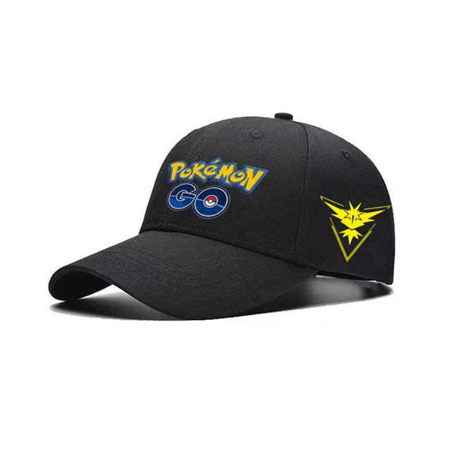 Pokémon Pikachu Baseball Cap – Adjustable Anime Cartoon Snapback Hat for Kids, Women & Men