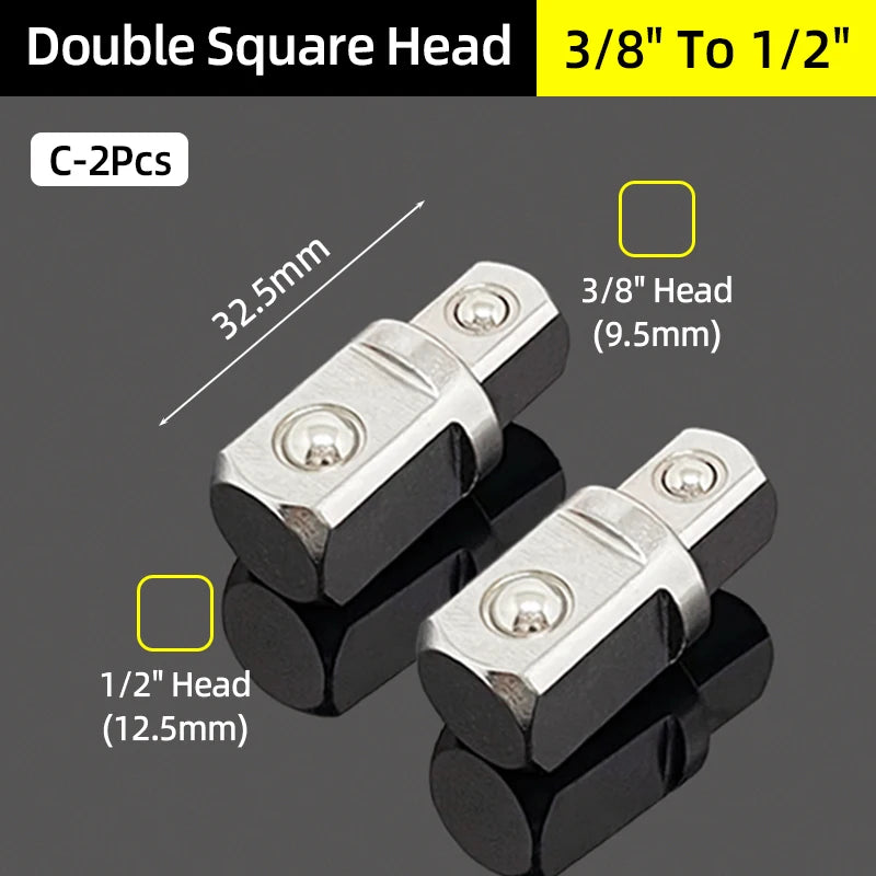 Socket Adapter Converter Set Ratchet Drive Reducer Kit