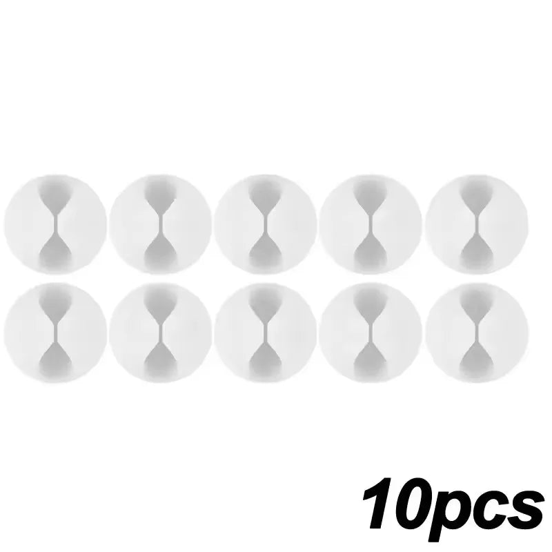Cable Clips Organizer, Self-Adhesive Desk Wire Holder for USB Charging Cables