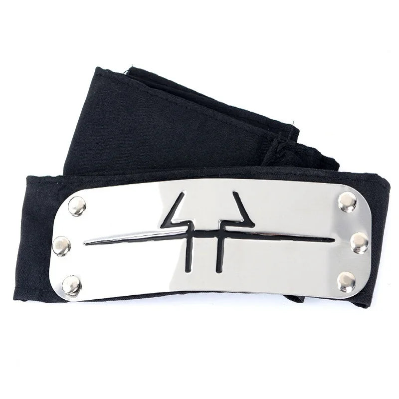Anime Ninja Headband Akatsuki Kakashi Sasuke Cosplay Costume Accessory for Fans