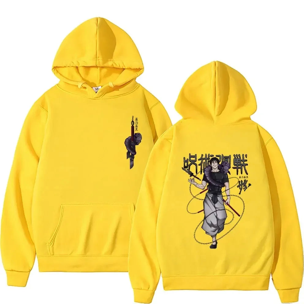Jujutsu Kaisen Fushiguro Toji Graphic Hoodie - Anime Manga Streetwear Sweatshirt