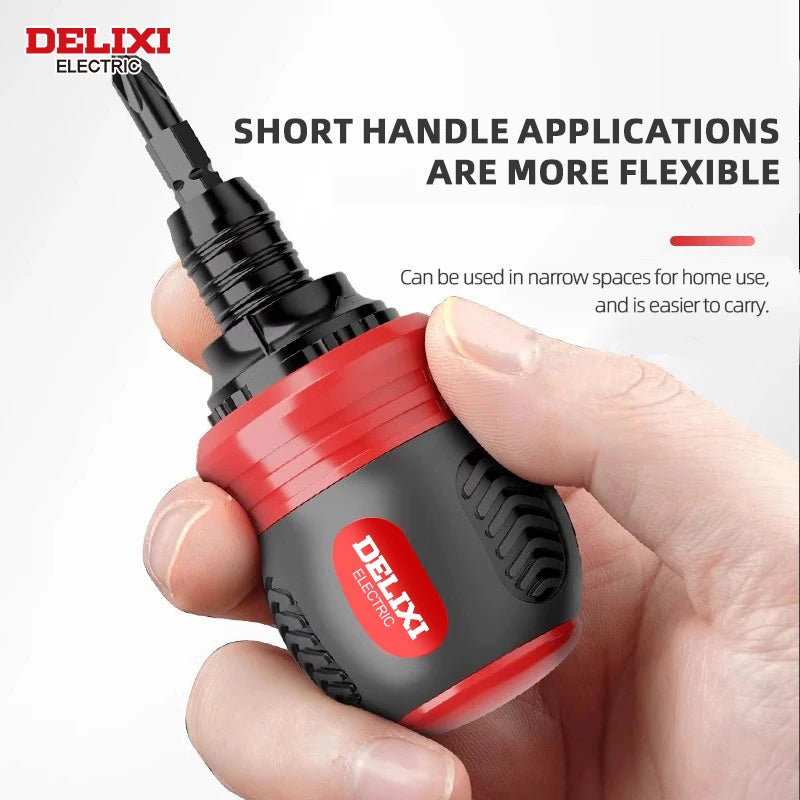 Ratchet Screwdriver Set 13 Pieces, Extendable Multi-Functional Mini Household Tool