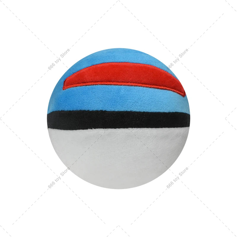 Pokemon Plush Pokeball Toy – 9 Styles Master Ball, Great Ball & Ultra Ball Stuffed Anime Plushies