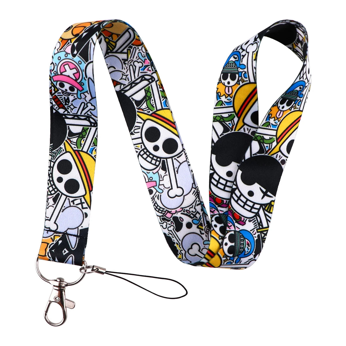 Anime Lanyard Keychain ID Card Holder Neck Strap Badge Rope Fans Gift Cosplay