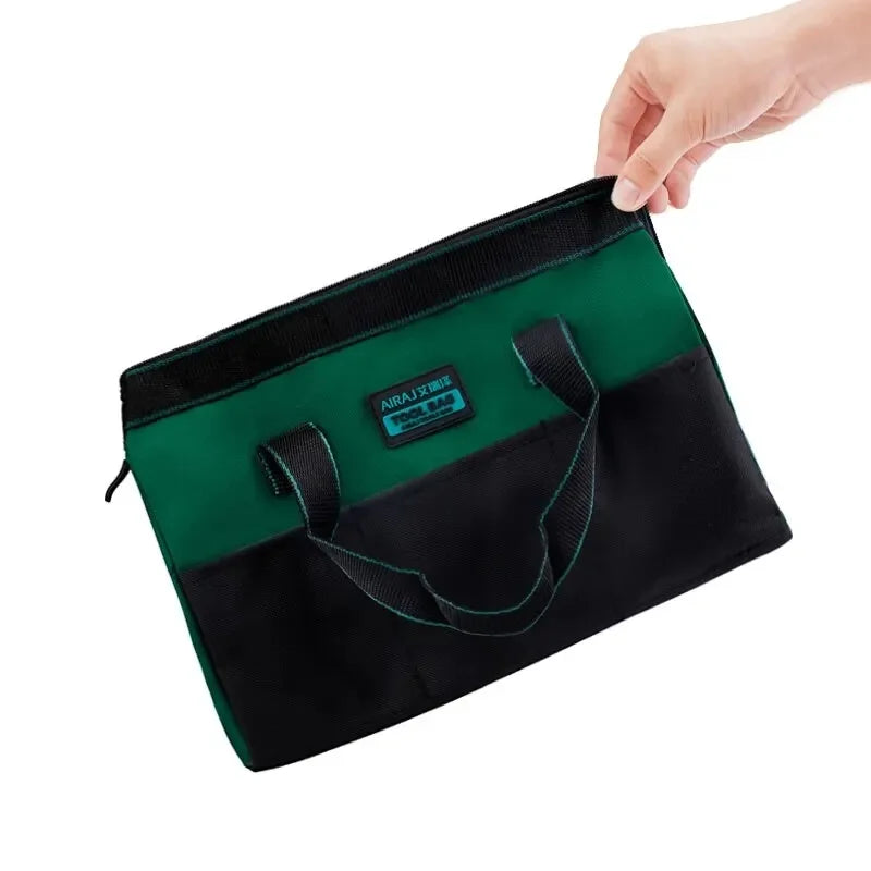 Heavy Duty 13 Inch Tool Bag - Waterproof Oxford Electrician & Woodworking Hand Tool Organizer