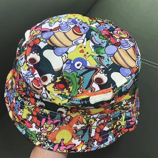 Pokémon Pikachu Baseball Cap – Adjustable Anime Cartoon Snapback Hat for Kids, Women & Men