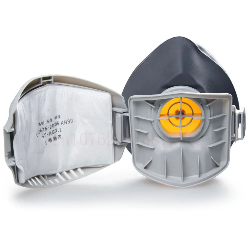 Reusable Dust Mask Respirator with Filters, Half Face for Sanding & Grinding