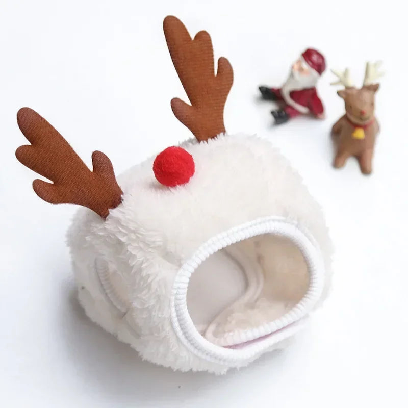 Christmas Pet Santa Hat – Festive Xmas Costume Cap for Dogs & Cats