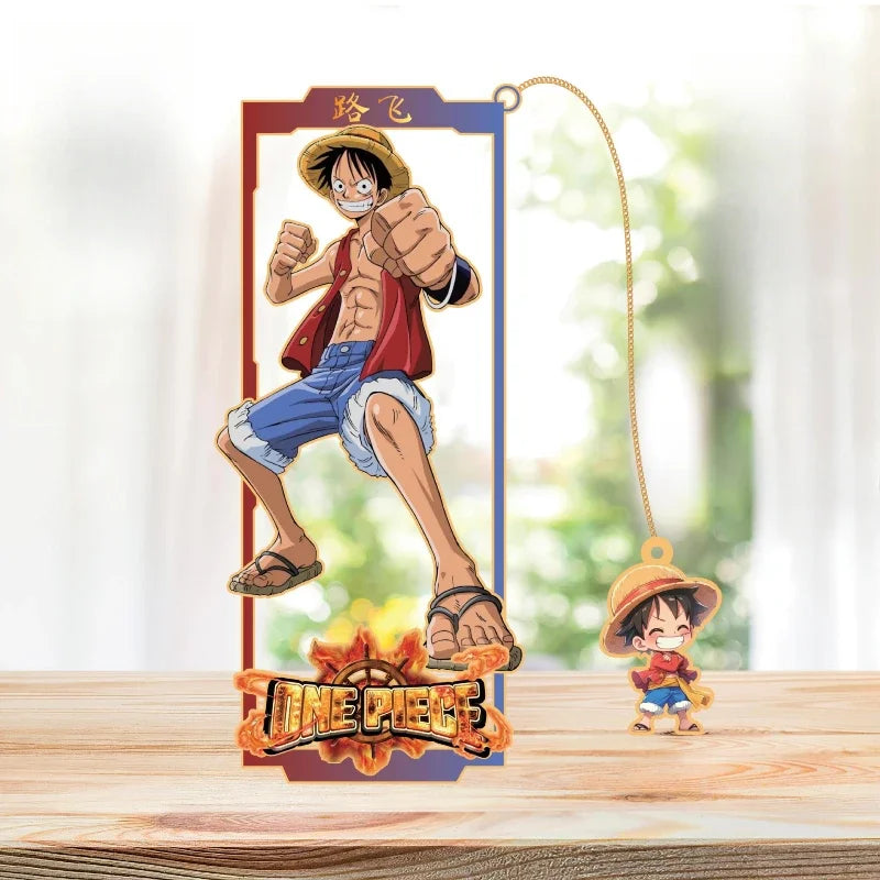 One Piece Metal Hollow Bookmark – Anime Character Page Marker for Readers & Fans