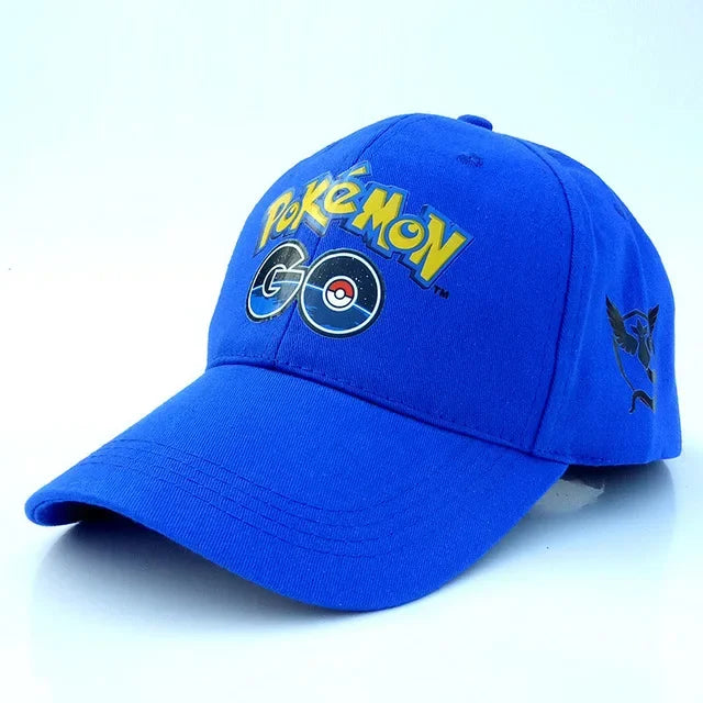 Pokémon Pikachu Baseball Cap – Adjustable Anime Cartoon Snapback Hat for Kids, Women & Men