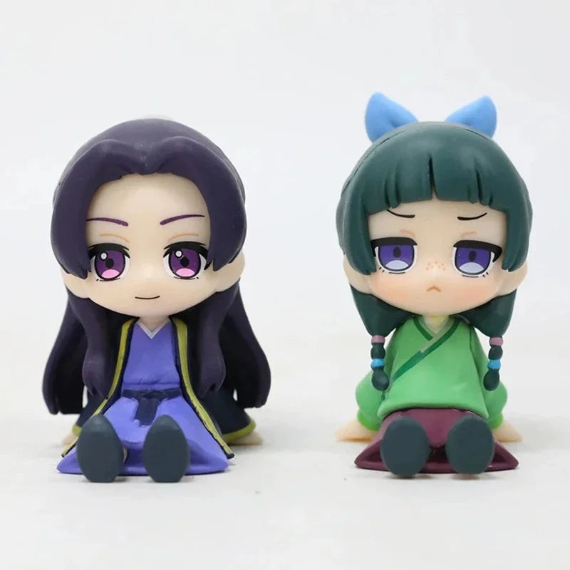 The Apothecary Diaries Maomao & Jinshi Q Version Mini Figures Collectible Anime Desk Figurines Gift