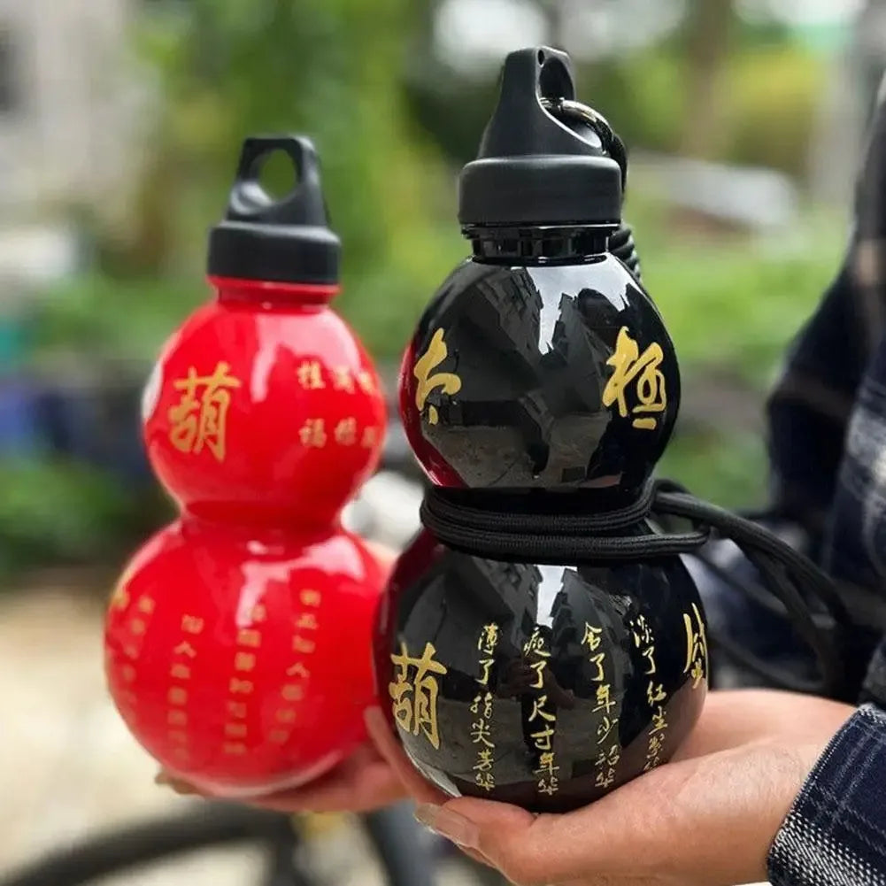 800ml Gourd Water Bottle for Kids – Leakproof Chinese-Style Kettle for School