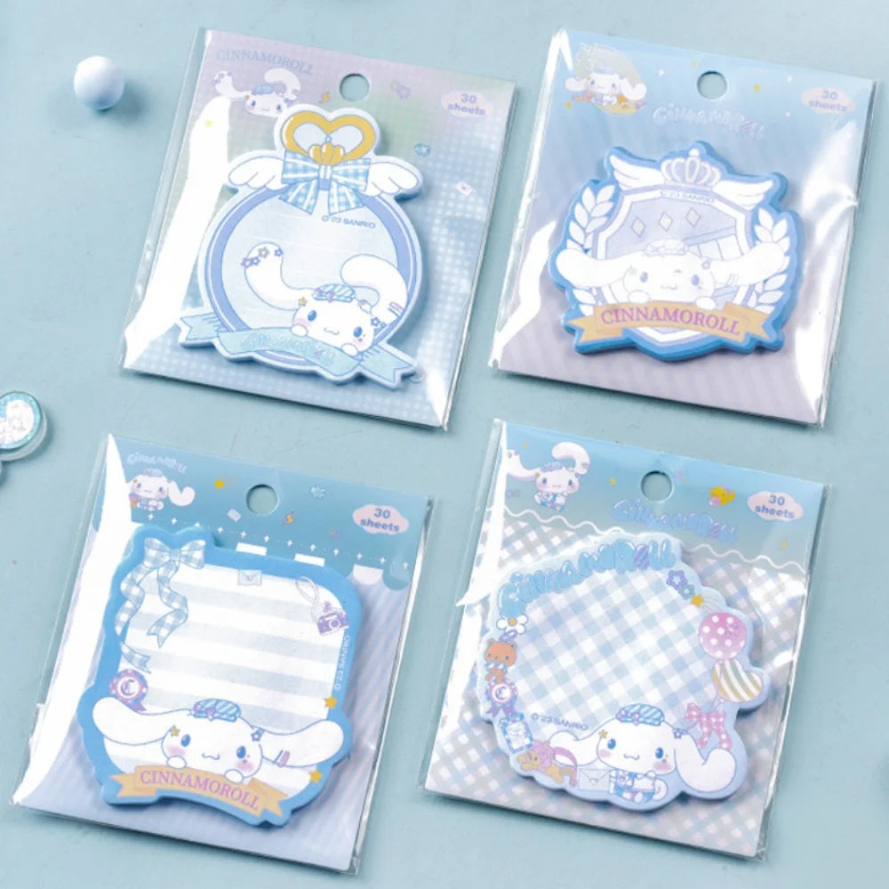 Genuine Sanrio Kuromi Cinnamoroll Melody Sticky Note Pads Cute Stationery Set
