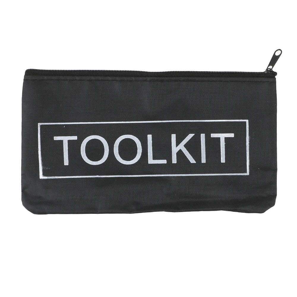 Small Tool Bag Waterproof Canvas Zipper Hardware Toolkit Organizer Portable Storage
