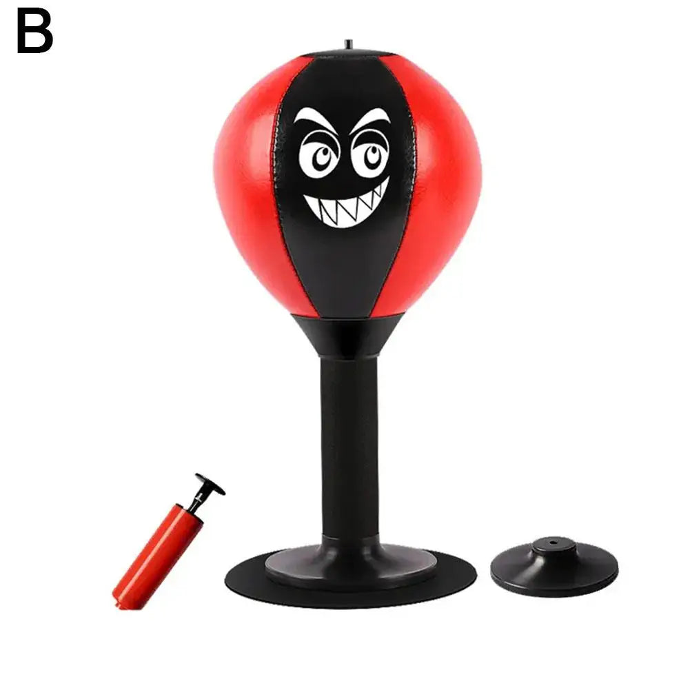 Suction Cup Desk Punching Bag – Stress Relief Boxing Speed Ball Toy