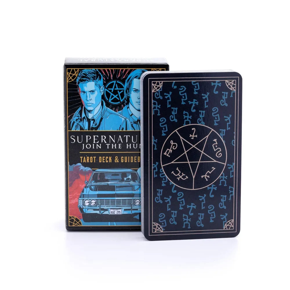 Supernatural Tarot Deck with Guidebook, 78 Card Gothic Gift Set for Beginners