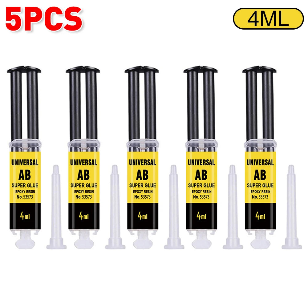 Epoxy AB Glue Clear Strong Adhesive for Metal Wood Plastic