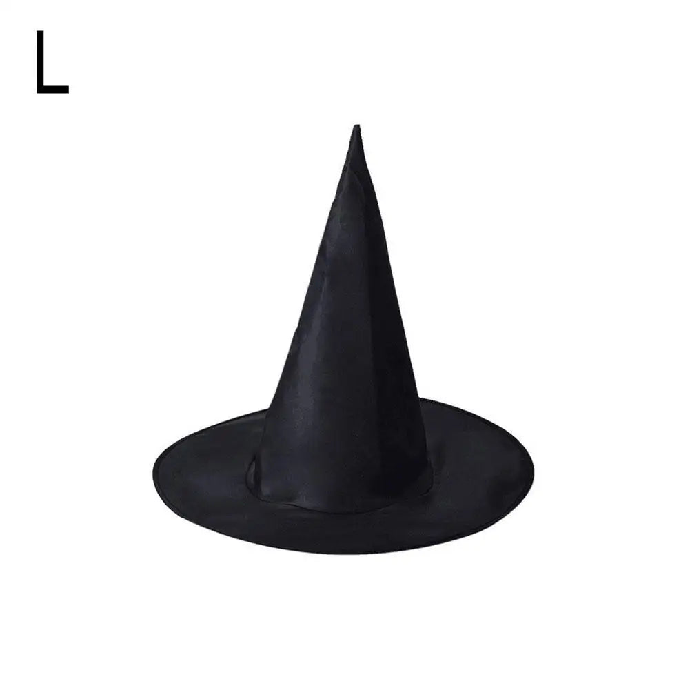 Halloween Wizard Hat Black Pointed Witch Magician Hat Party Costume Cosplay