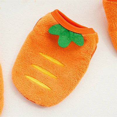 Soft Flannel Puppy Puffer Vest Winter Dog Cat Clothes Small Pets