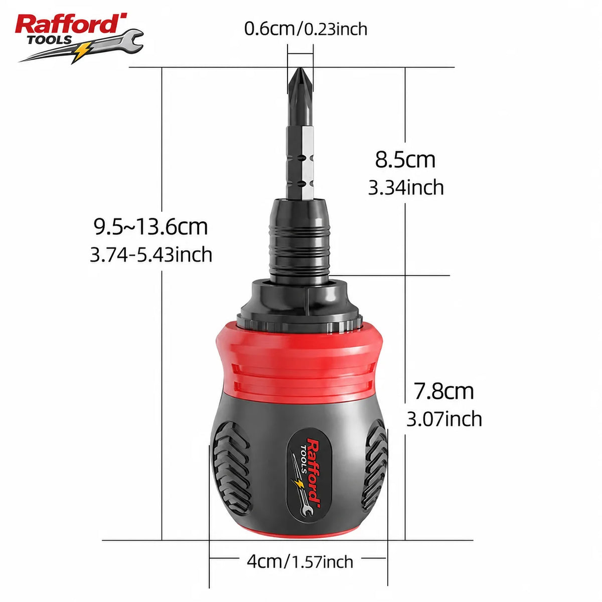 Rafford 13-in-1 Precision Ratchet Screwdriver Set CR-V Magnetic