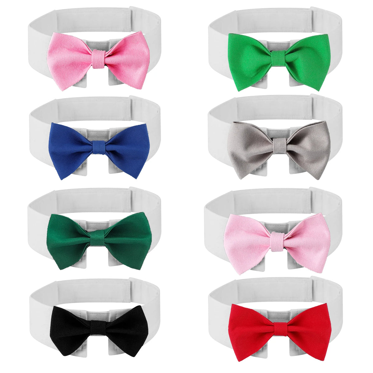 Dog Bow Tie Collar - Adjustable Cat Tuxedo Necktie Collar for Wedding, Holiday and Party Pet Accessories