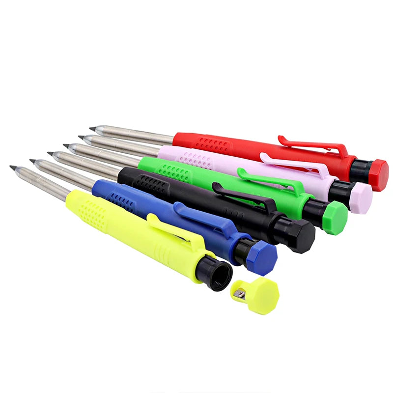 Carpenter Pencil Set 2.8mm Flat Construction Marking Pencils