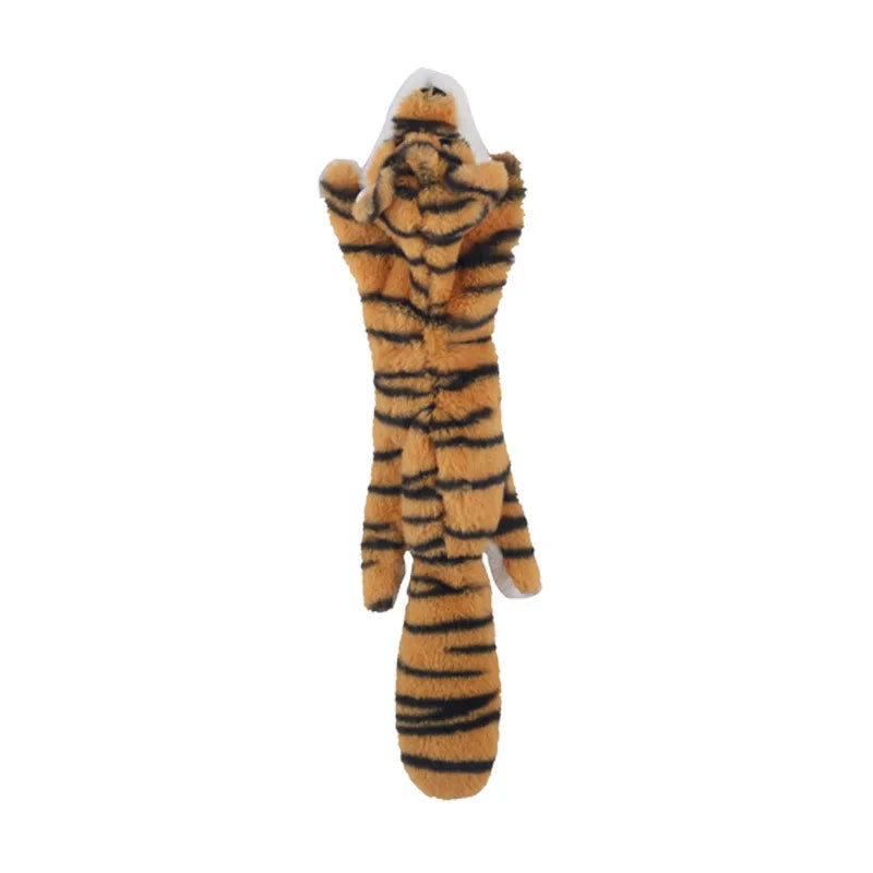 Plush Dinosaur Dog Chew Toy - Interactive Stuffed Pet Toy for Small Dogs & Cats