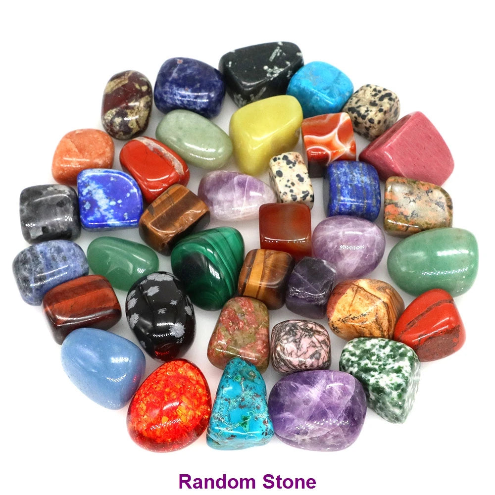 Natural Tumbled Healing Stones Crystal Gemstones Polished Chakra Reiki Meditation Decor Gift