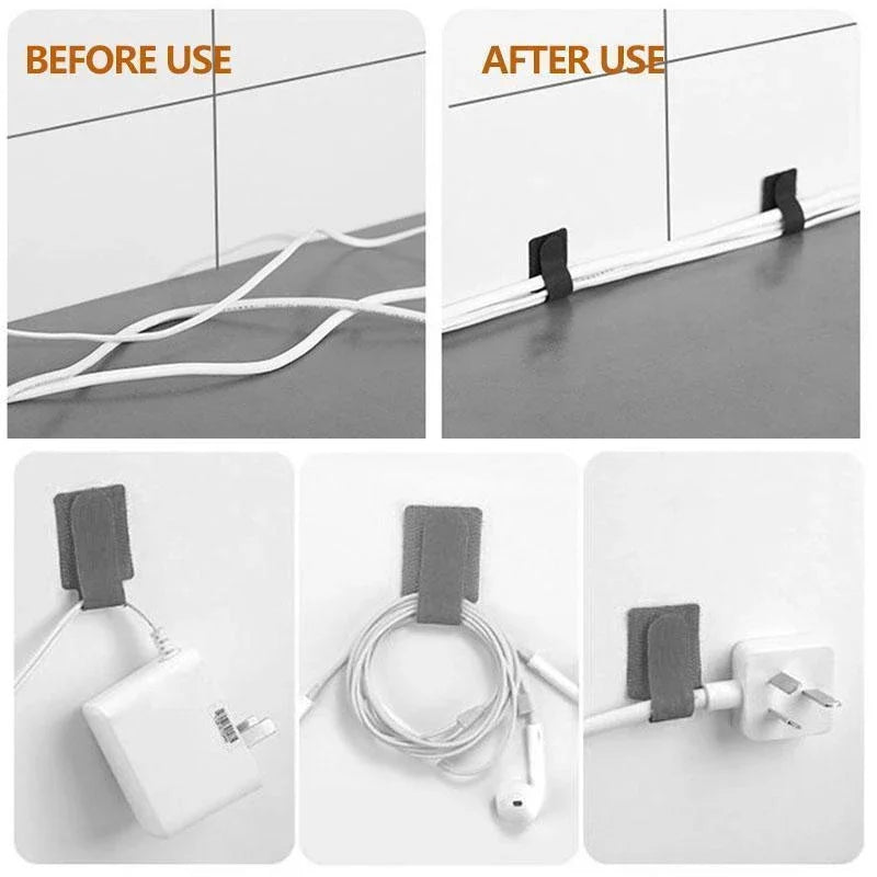Releasable Cable Ties, Reusable Zip Ties for Wire & Cord Organizing