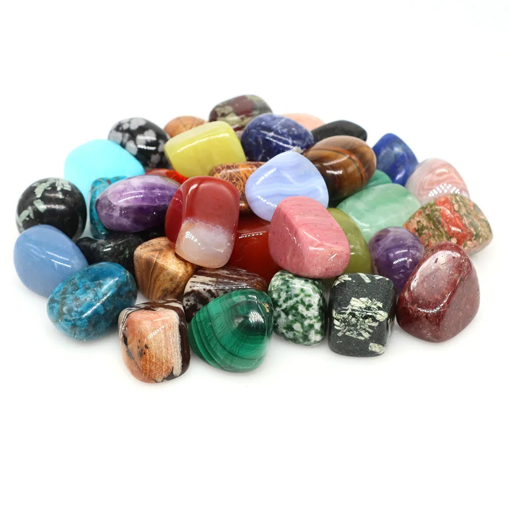 Natural Tumbled Healing Stones Crystal Gemstones Polished Chakra Reiki Meditation Decor Gift