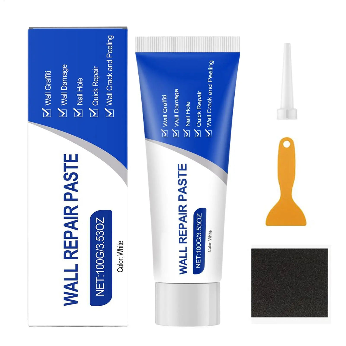 Wall Repair Paste Drywall Hole Filler Touch Up Kit