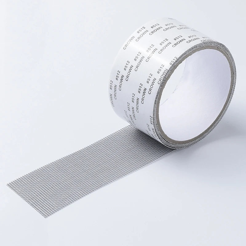 Window Screen Repair Tape, Waterproof Anti-Mosquito Mesh Patch for Doors & Windows