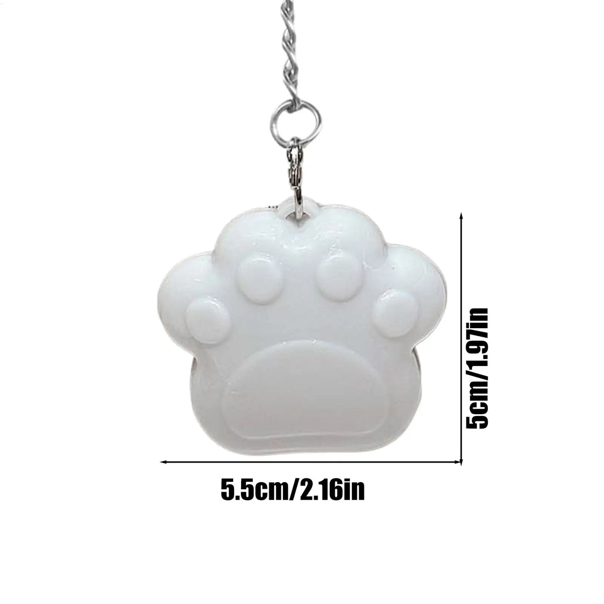 Cute Cat Paw LED Keychain – Touch Cloud Sensor Night Light for Kids Bedroom & Birthday Gift