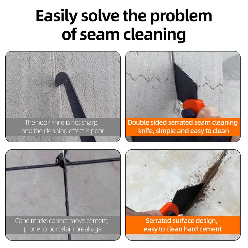 Grout Remover Blades 3pcs High Carbon Steel Reciprocating Saw