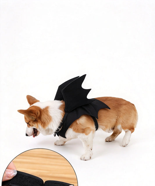 Pet Bat Wing Costume for Small Dogs - Halloween Cape for Festive and Daily Wear