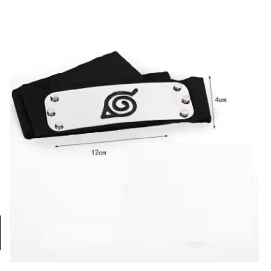 Anime Ninja Headband Akatsuki Kakashi Sasuke Cosplay Costume Accessory for Fans