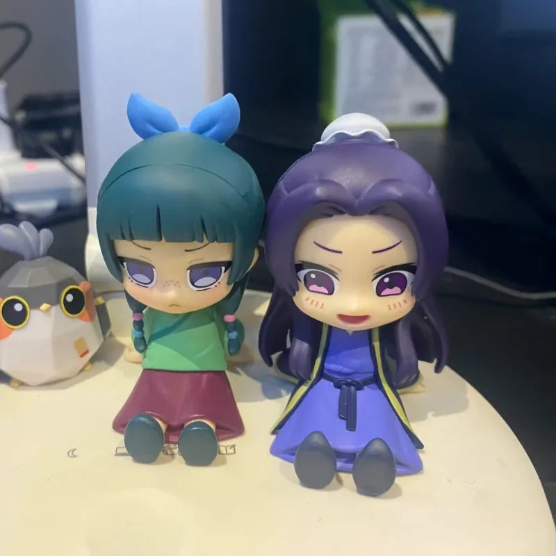 The Apothecary Diaries Maomao & Jinshi Q Version Mini Figures Collectible Anime Desk Figurines Gift