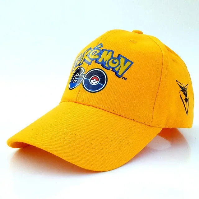 Pokémon Pikachu Baseball Cap – Adjustable Anime Cartoon Snapback Hat for Kids, Women & Men