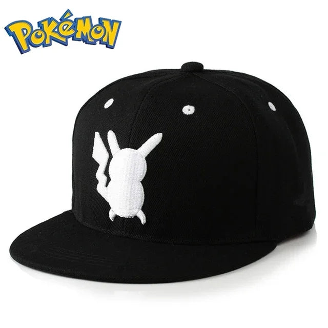 Pokémon Pikachu Baseball Cap – Adjustable Anime Cartoon Snapback Hat for Kids, Women & Men