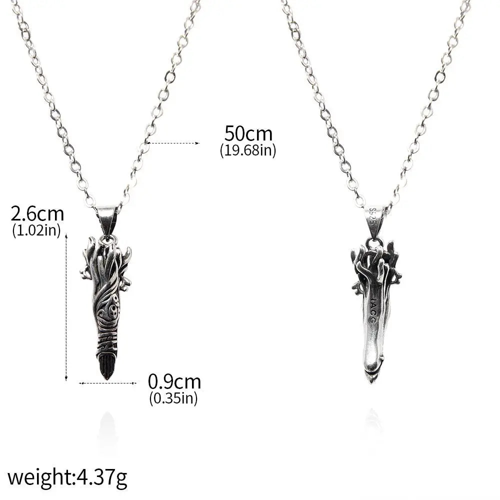 Anime Jujutsu Kaisen Necklace Ryomen Sukuna Itadori Cosplay Pendant Jewelry