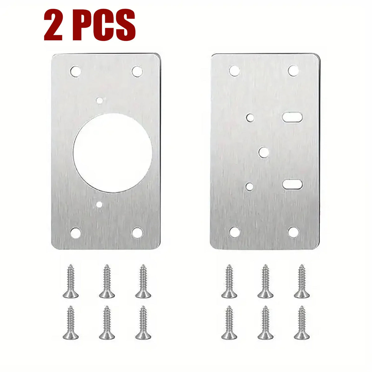 Cabinet Hinge Repair Plate Kit Door Mount Fix Hardware